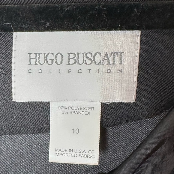 Y2K Hugo Buscati Little Black Dress Size 10 - Picture 4 of 5